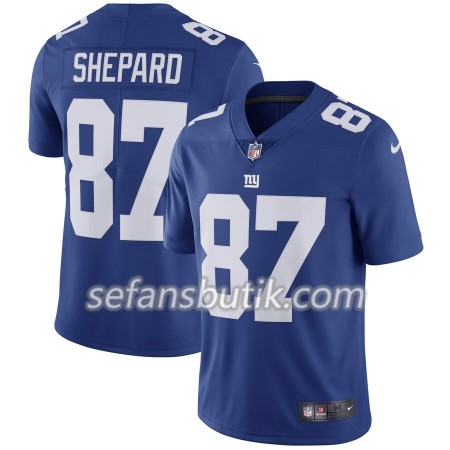 New York Giants Tröjor Sterling Shepard 87 Nike Blå - Herr New York Giants Tröjor Sterling Shepard 87 Nike Blå - Herr